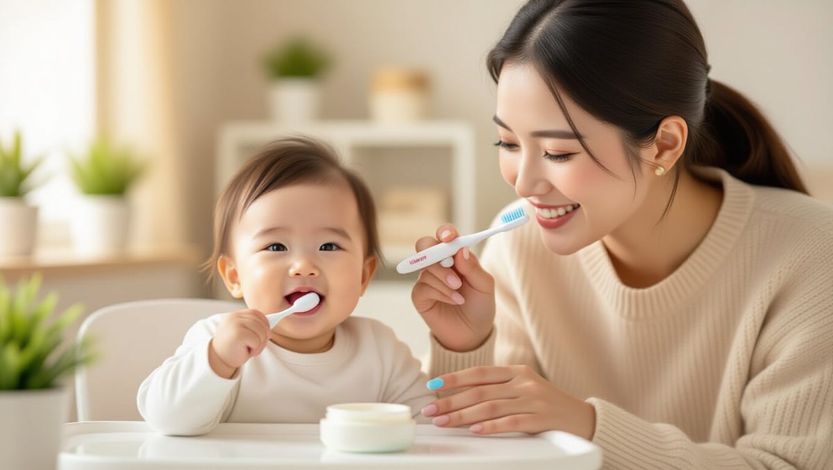 아기 첫니 나는 시기, 이앓이 증상과 통증 완화법 총정리 8 🦷 첫니 관리, 이렇게 시작해요!