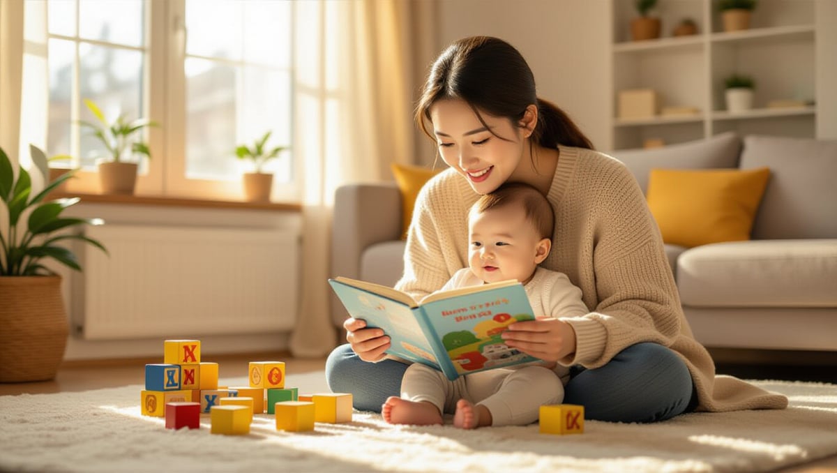 아기 옹알이 시기별 발달과 언어 촉진 꿀팁 7 🏡 일상 속 언어 자극 꿀팁