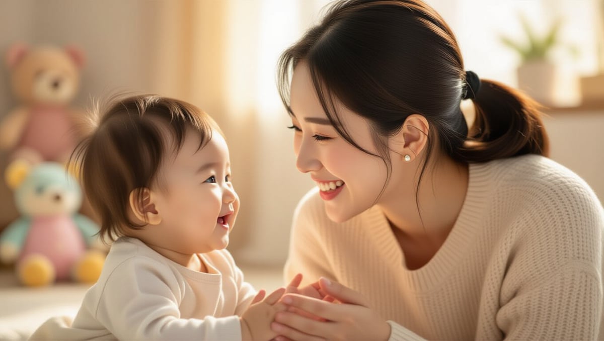 아기 옹알이 시기별 발달과 언어 촉진 꿀팁 5 💡 옹알이 대화, 이렇게 해보세요!