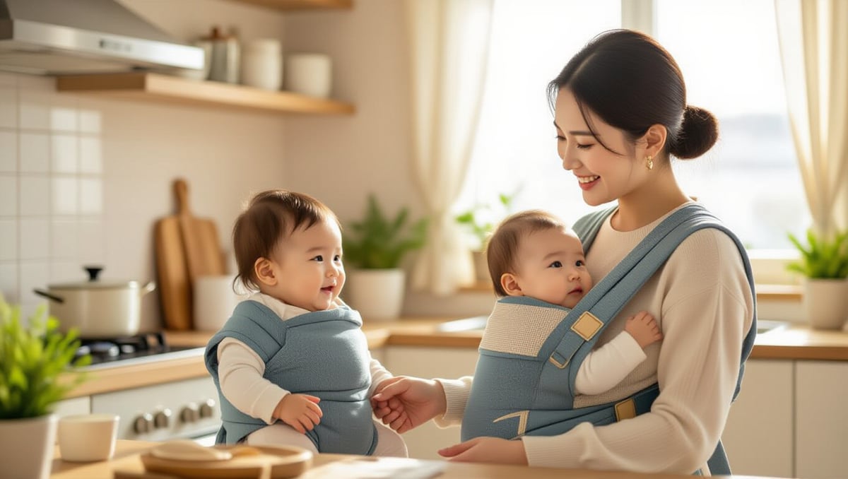 아기 첫 외출, 언제부터? 시기부터 준비물까지 완벽 가이드 7 👶 우리 아기에게 맞는 아기띠 선택 노하우