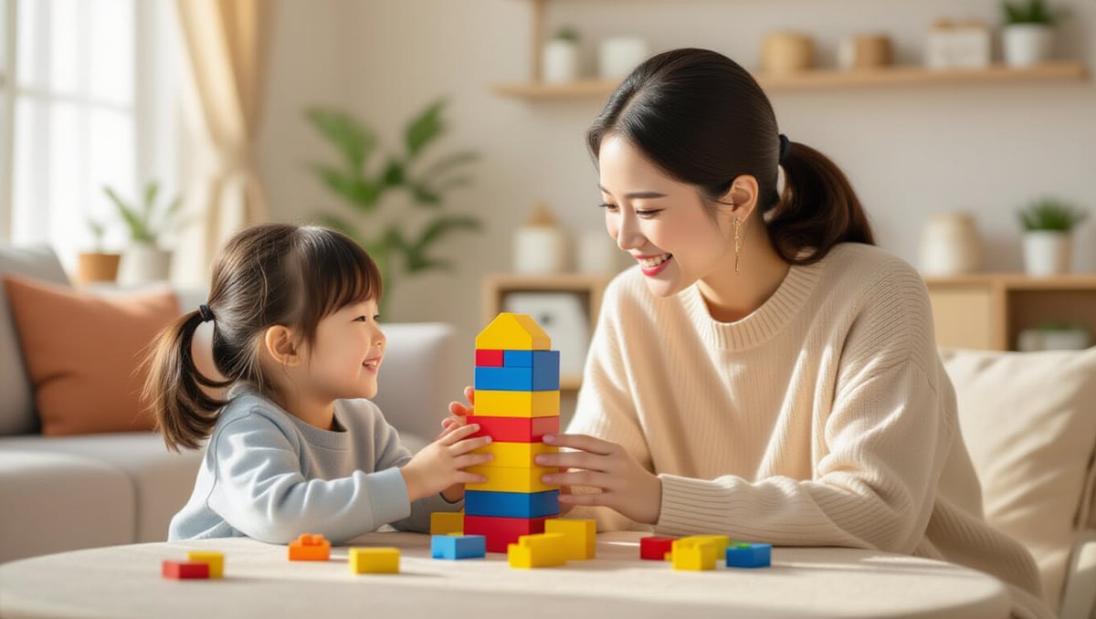 아기 미디어 노출, 연령별 가이드: 현명한 육아를 위한 부모 지침 6 🧩 미디어 대신! 발달 돕는 상호작용 놀이