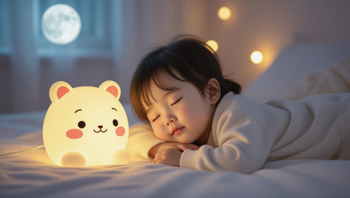 🌟 아기 시력 보호 & 숙면 돕는 조명