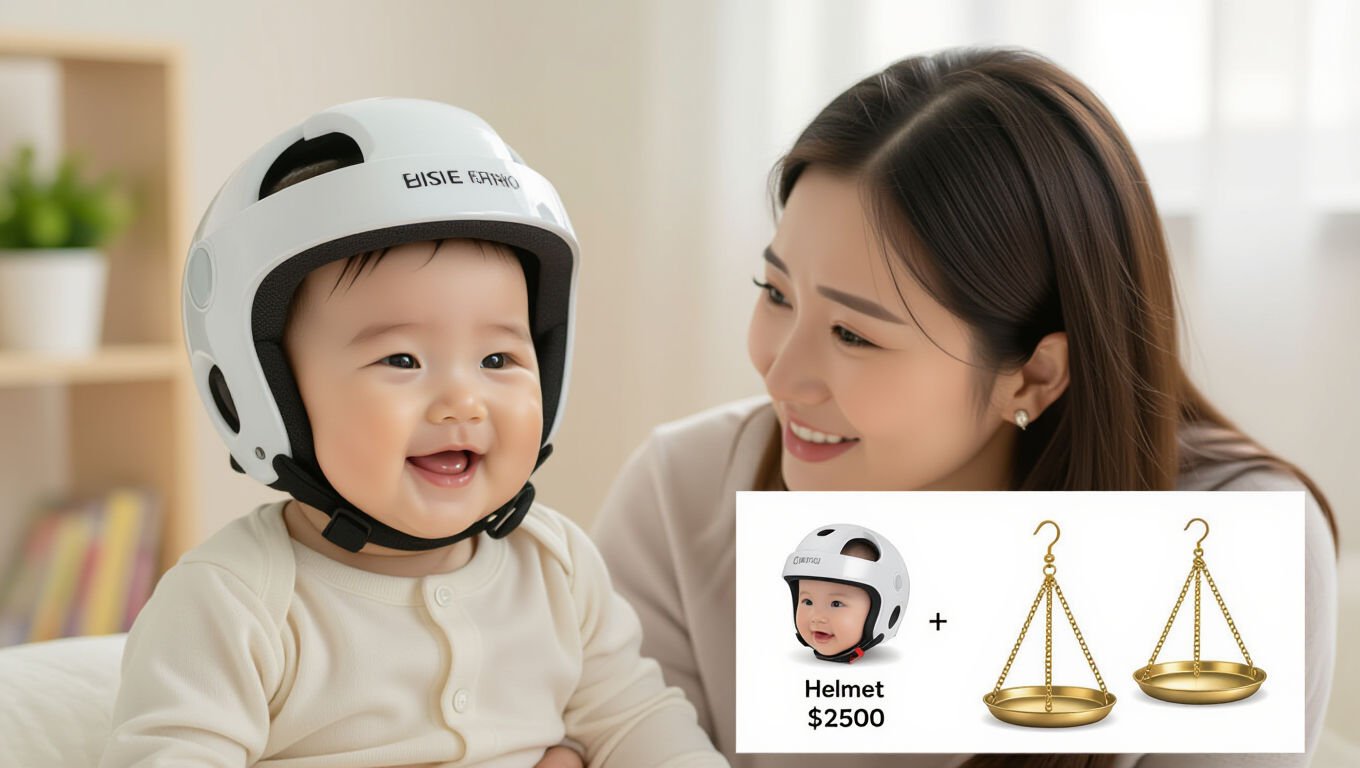 아기 두상 교정 헬멧: 효과, 시기, 비용, 부작용 A to Z 5 💰 헬멧 비용과 지원 정보, 궁금증 해결!