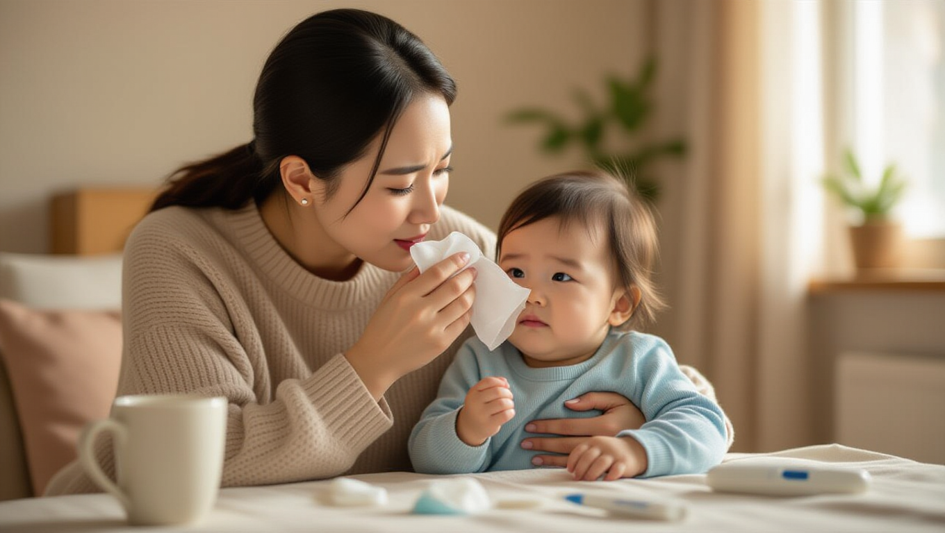 아기 콧물 흡입기 완벽 가이드: 종류 선택부터 사용법, 관리법까지 6 🔍 콧물 색깔로 알아보는 아기 건강 신호