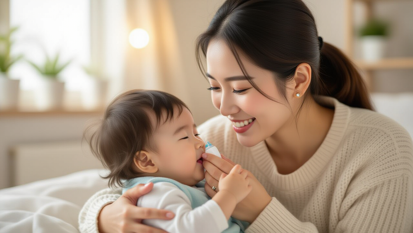📋 아기 감기 증상별 완화법