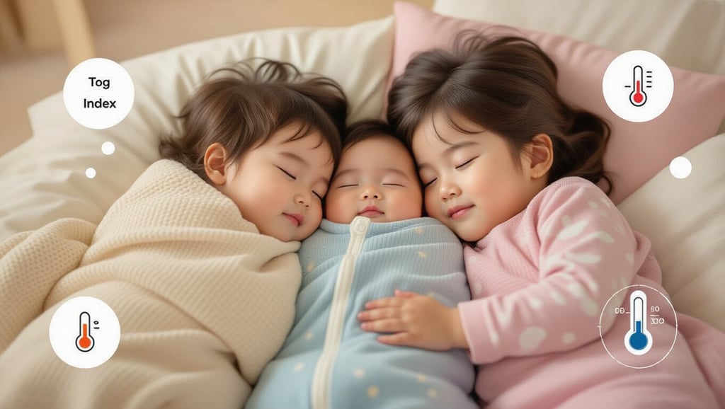 📊 계절별 수면 조끼와 TOG 지수, 완벽 이해하기