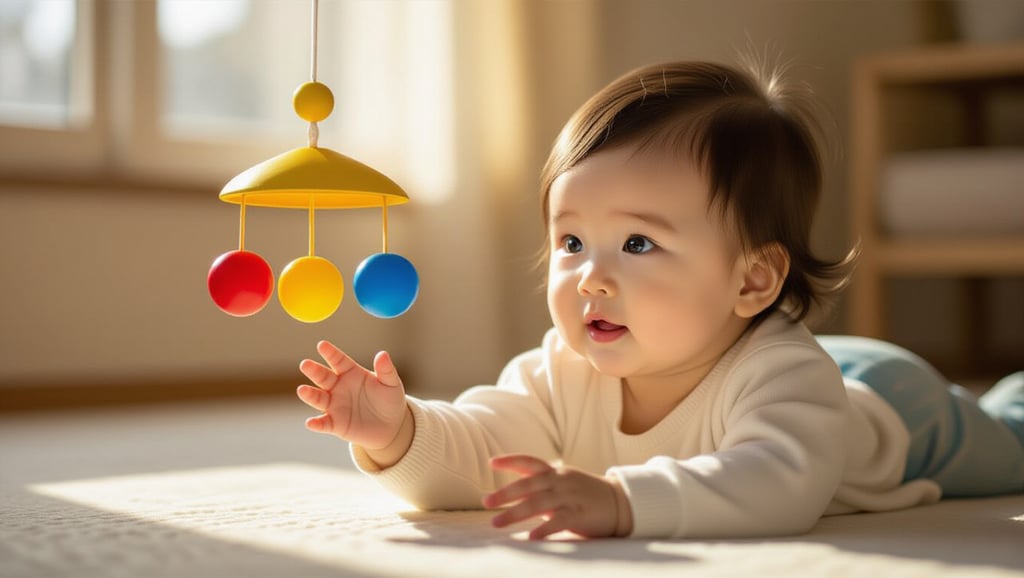 신생아 시력 발달, 흑백 모빌 사용 시기부터 컬러 전환 가이드 4 🌈 컬러 모빌 전환, 언제 해야 할까요?
