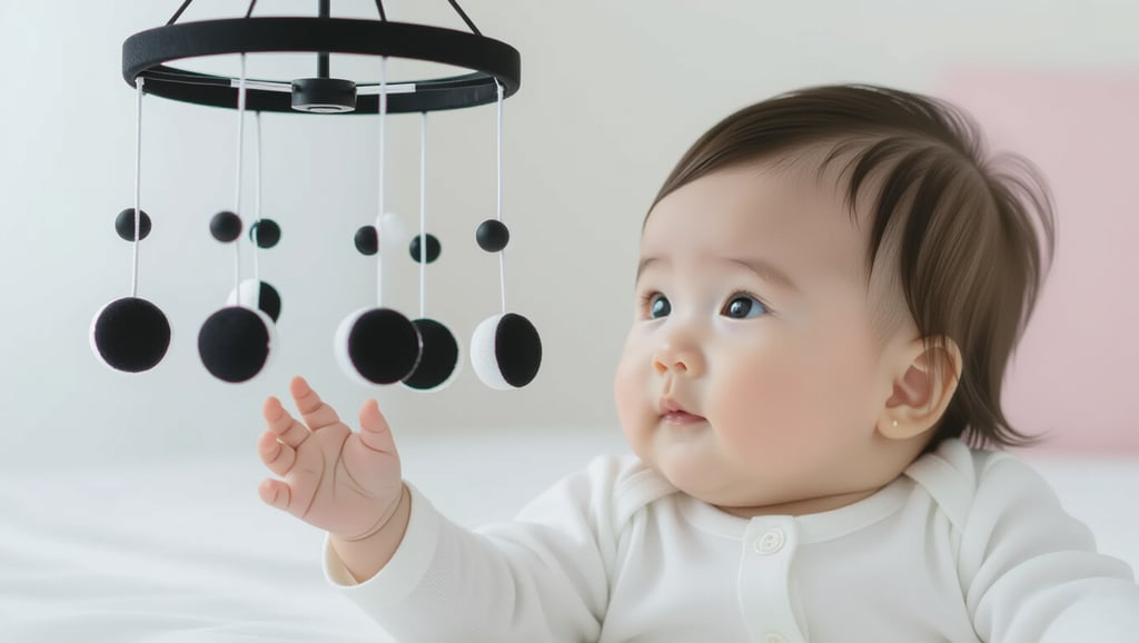 신생아 시력 발달, 흑백 모빌 사용 시기부터 컬러 전환 가이드 2 👶 신생아 시력 발달, 왜 흑백 모빌일까요?