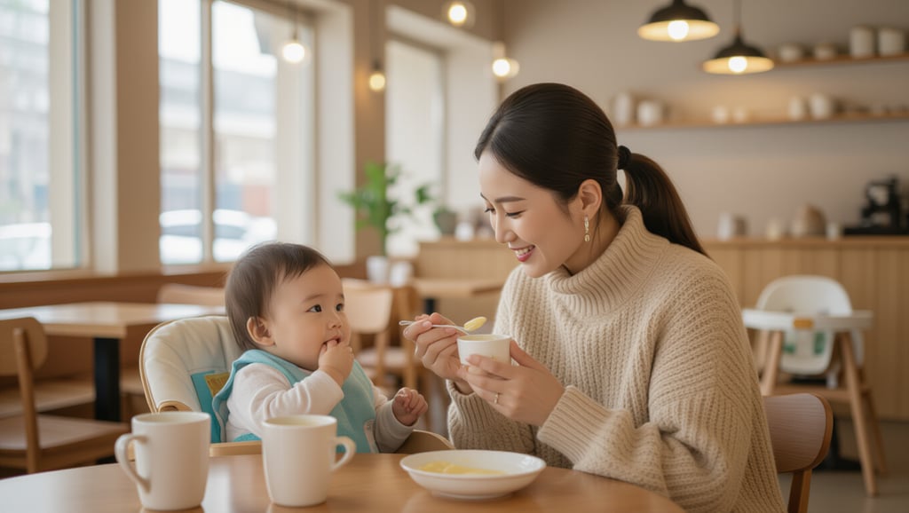 🍽️ 아기 동반 카페, 식사 및 편의시설 활용 팁