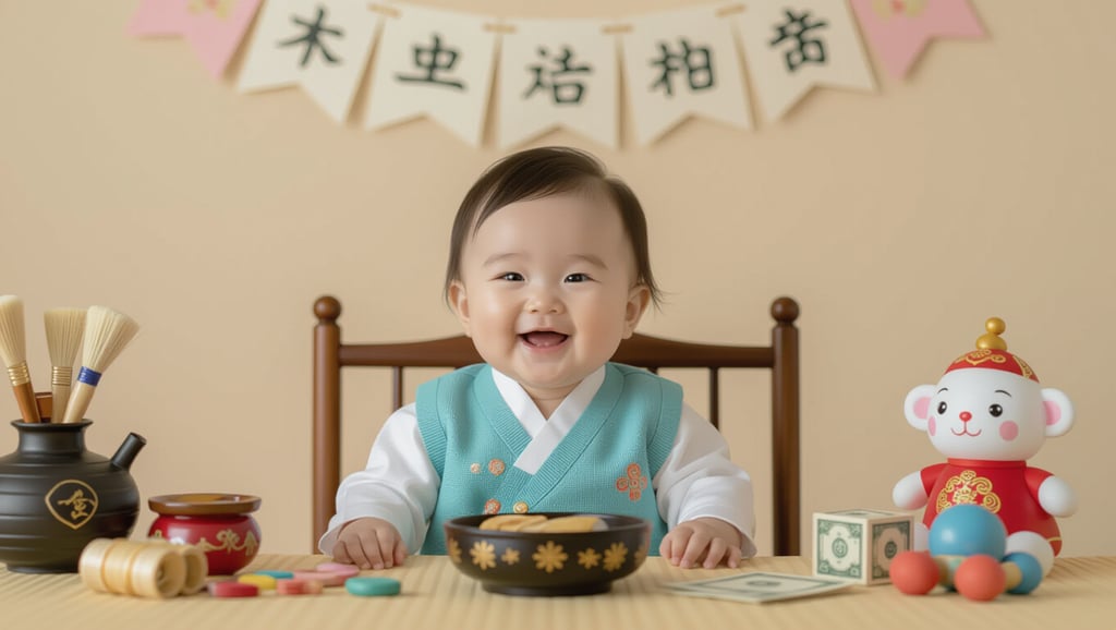 돌잡이 용품 종류와 의미, 성공적인 돌잡이 준비 A to Z 4 🛒 돌잡이 상차림, 어떻게 준비할까요?