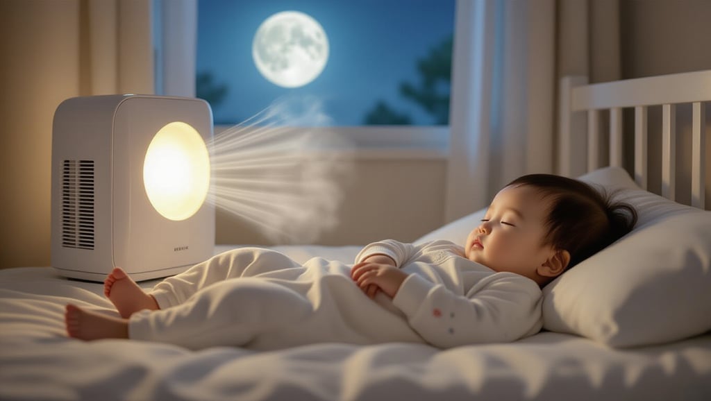 신생아 공기청정기 선택 가이드: 안전성, 저소음, 최적 면적 완벽 분석 3 🌙 아기방 공기청정기, 저소음 기능이 수면 환경에 미치는 영향