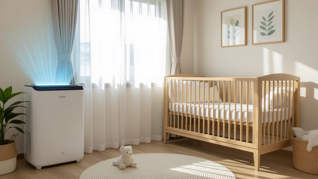 신생아 공기청정기 선택 가이드: 안전성, 저소음, 최적 면적 완벽 분석 4 📏 최적의 청정 효과를 위한 아기방 공기청정기 적정 면적 계산법