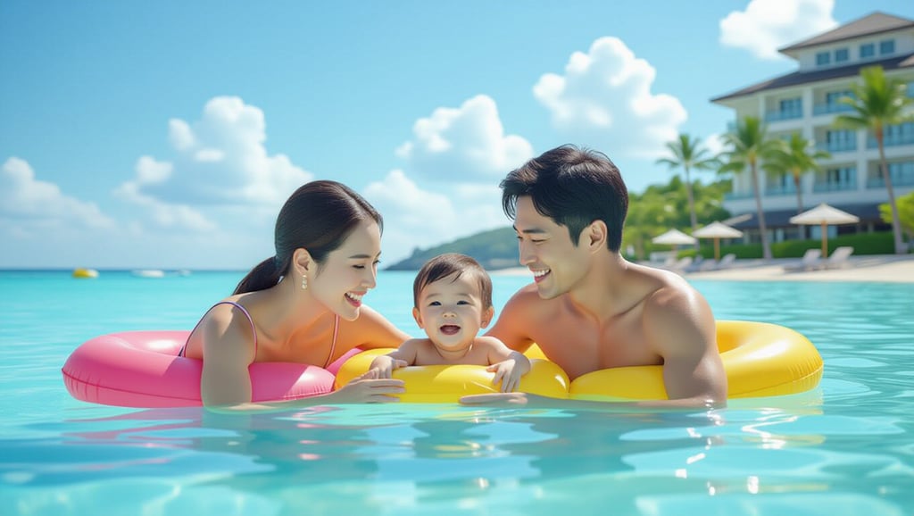 아기 동반 해외여행 완벽 가이드: 괌, 오키나와, 사이판 핵심 정보 6 🏨 아기 동반 숙소 및 이동 수단 선택 가이드