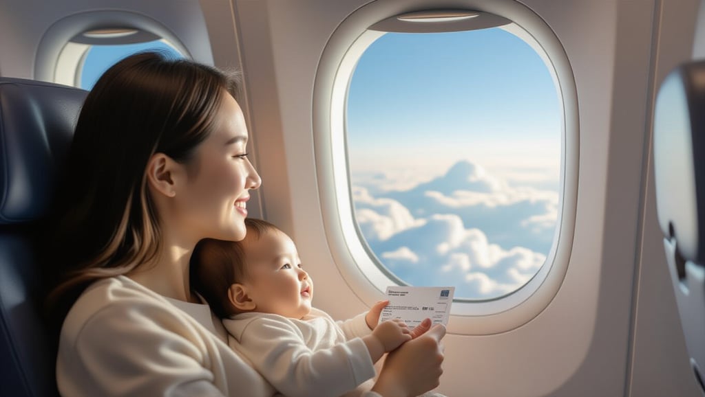 아기 동반 해외여행 완벽 가이드: 괌, 오키나와, 사이판 핵심 정보 3 ✈️ 아기 동반 항공권: 무료 기준과 준비 팁
