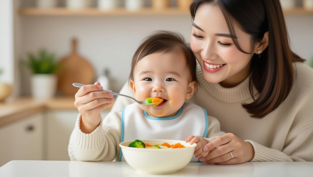 13개월 아기 발달 총정리: 유아식 전환부터 놀이까지 핵심 가이드 5 🥦 균형 잡힌 유아식 식단과 영양 관리