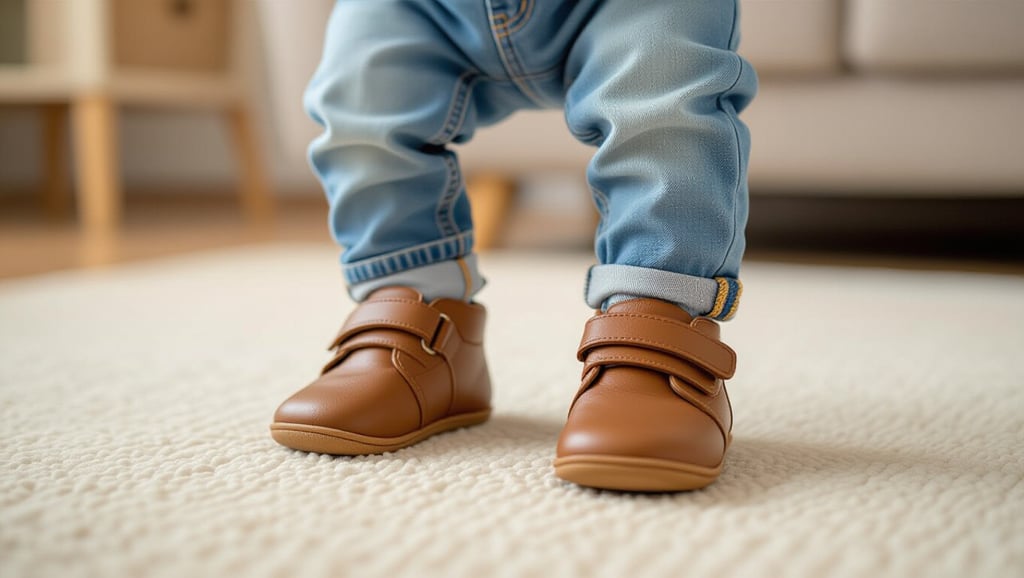 💡 걸음마 신발 선택: 소재와 구조 체크리스트