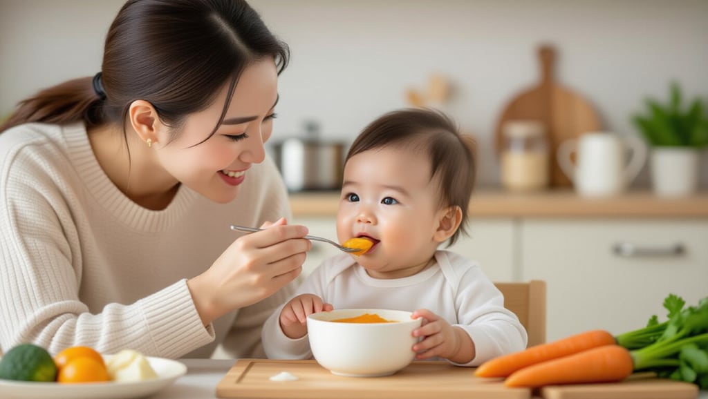 🌿 건강 고려: 혈당 관리 및 무염식 유아식 접근법