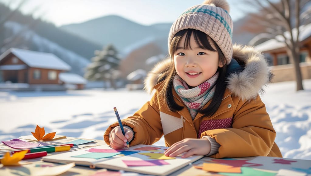 엄마표 미술놀이 A to Z: 준비물부터 창의력 극대화 팁까지 5 ✨ 창의력 쑥쑥! 미술 기법 & 재료 활용