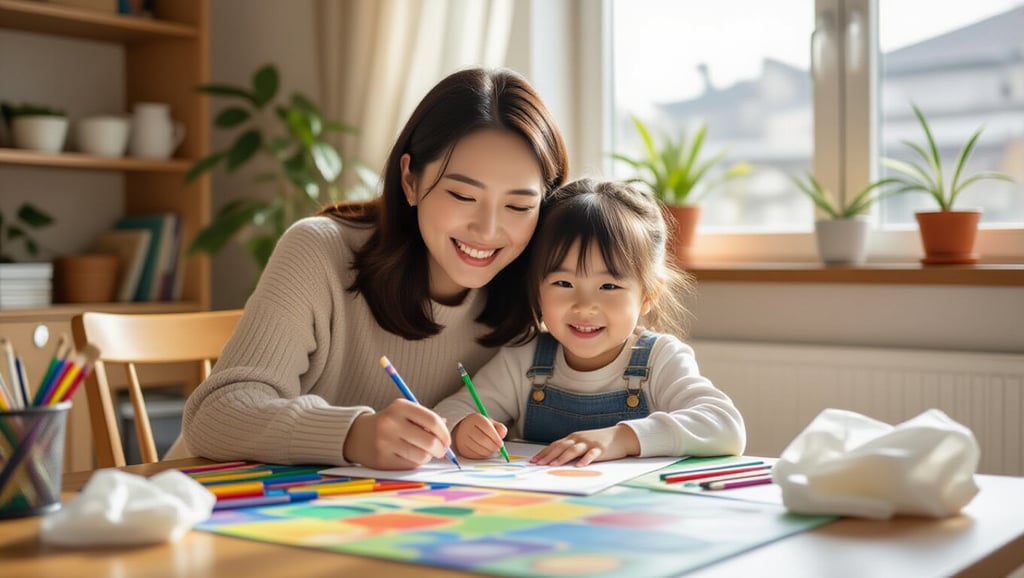 엄마표 미술놀이 A to Z: 준비물부터 창의력 극대화 팁까지 3 📌 완벽 준비! 엄마표 미술놀이 필수템
